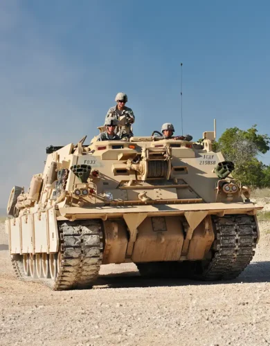 military grade tank using NVTS border security technology